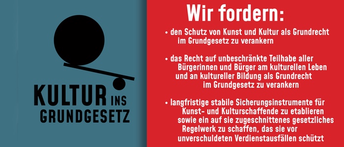 Kultur ins Grundgesetz